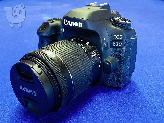 Ψηφιακή φωτογραφική μηχανή SLR Canon EOS 80D με φακό EF-S f / 3.5-5.6 IS USM 18-135mm...